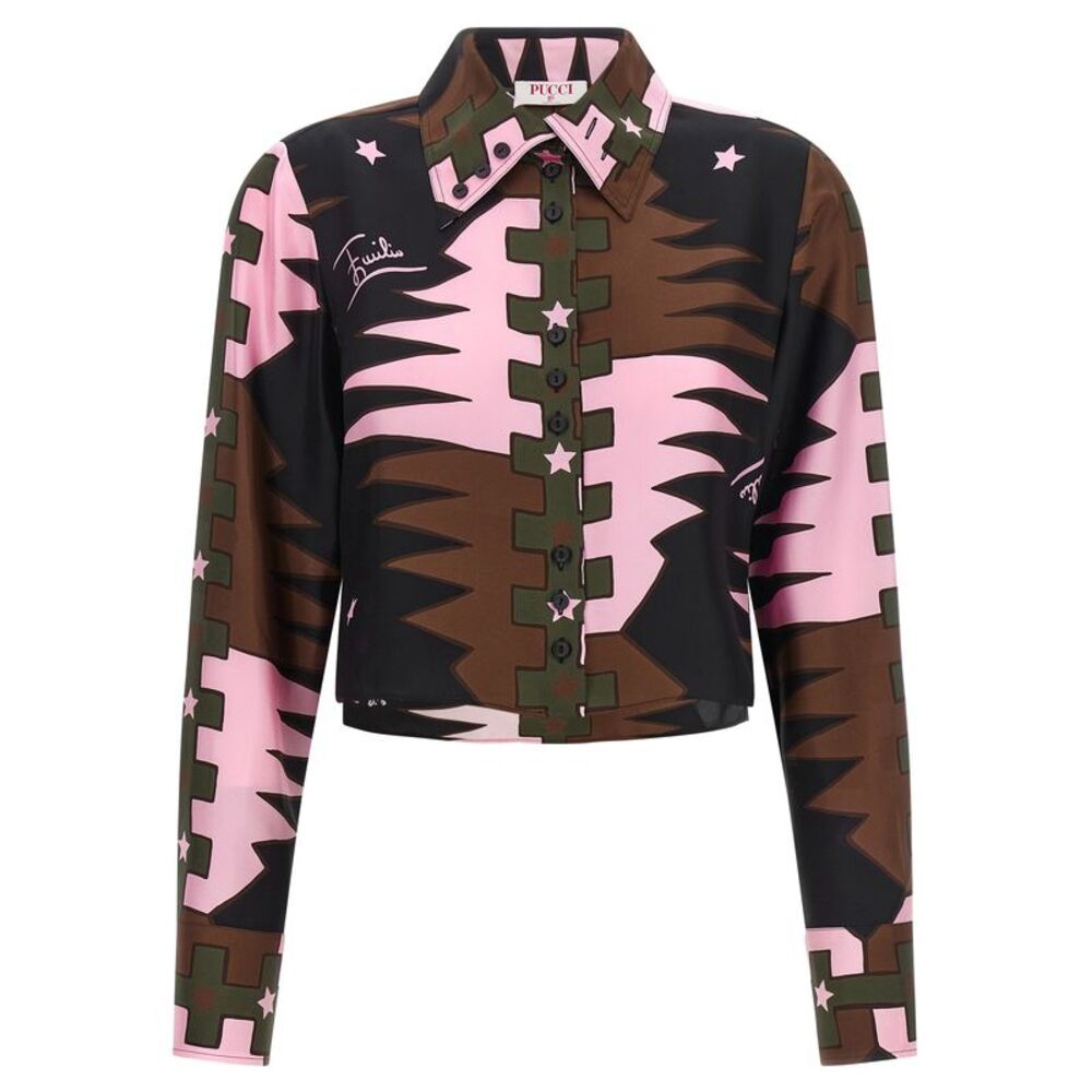 Emilio Pucci Multicolor Silk Women's Blouse